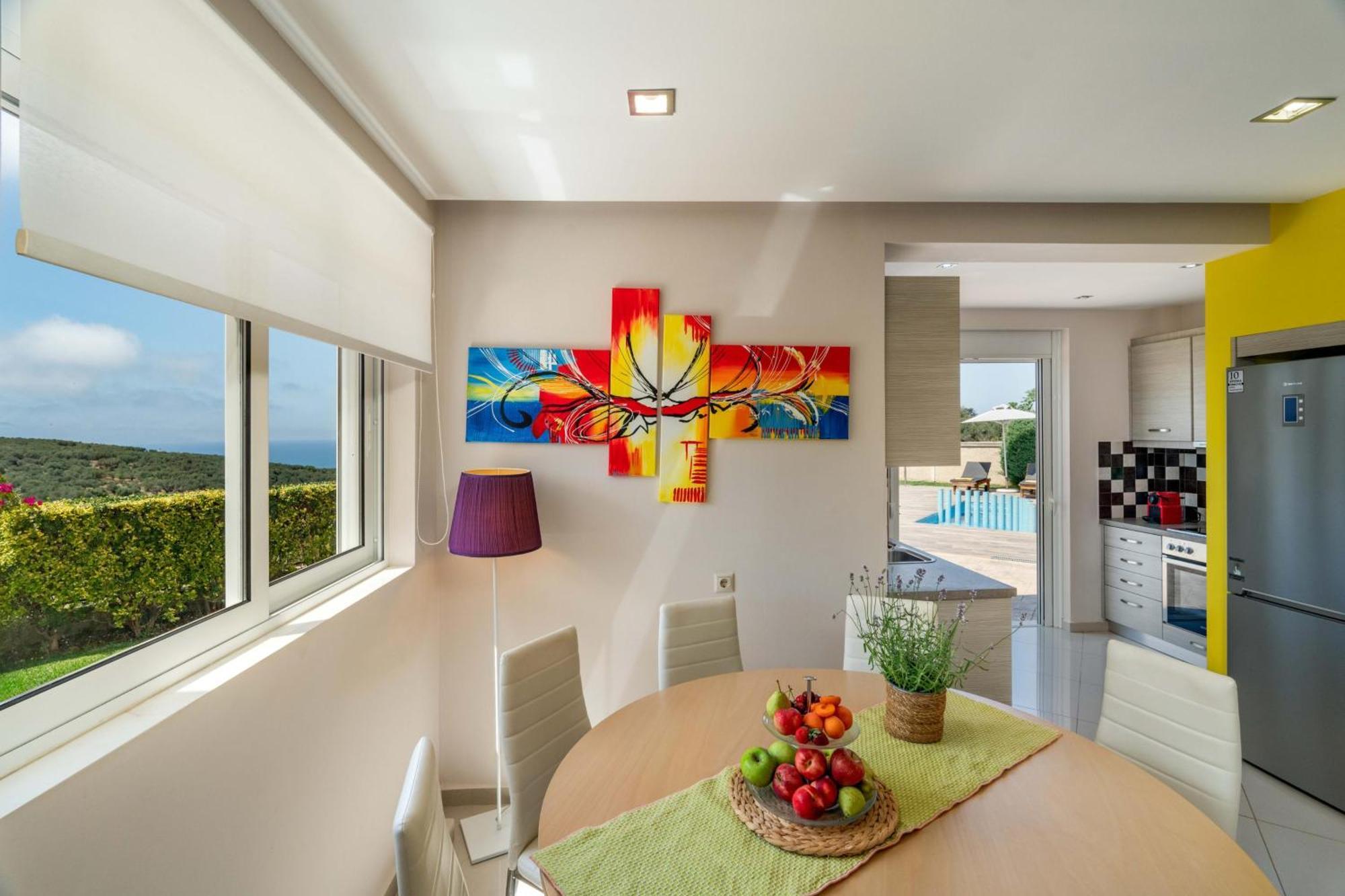 Villa Ariella With Sea View Agia Marina 외부 사진