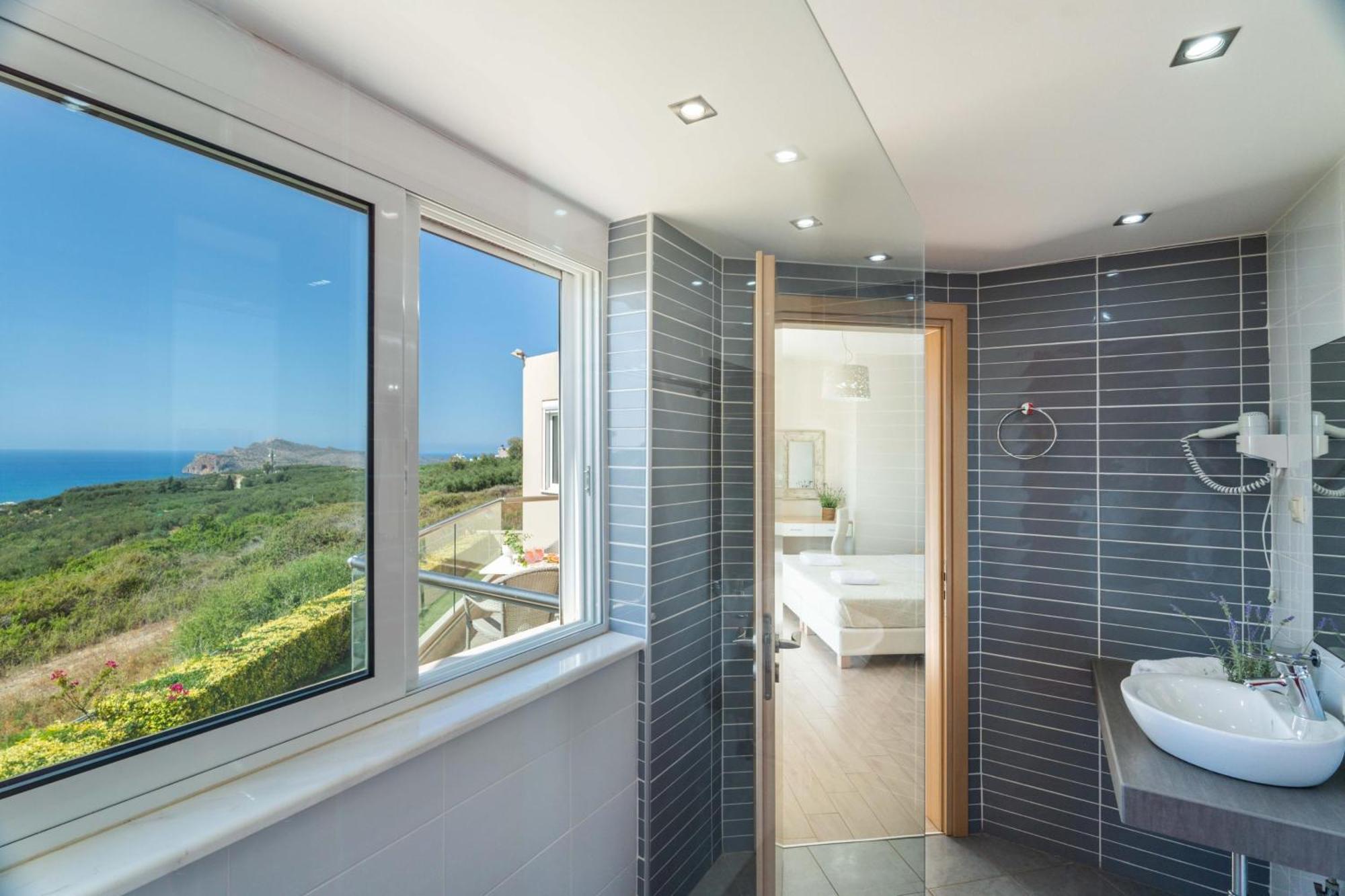 Villa Ariella With Sea View Agia Marina 외부 사진