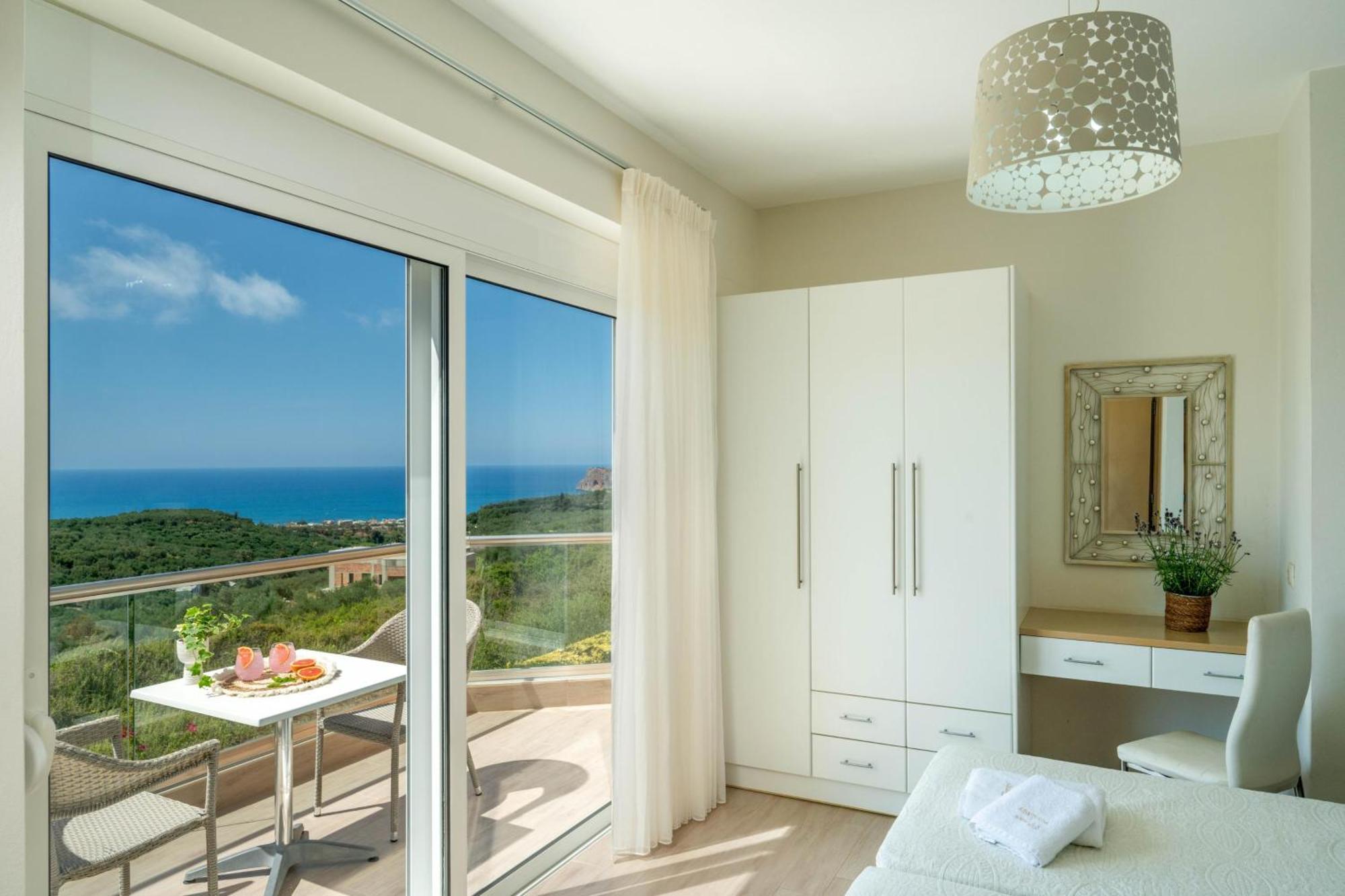 Villa Ariella With Sea View Agia Marina 외부 사진
