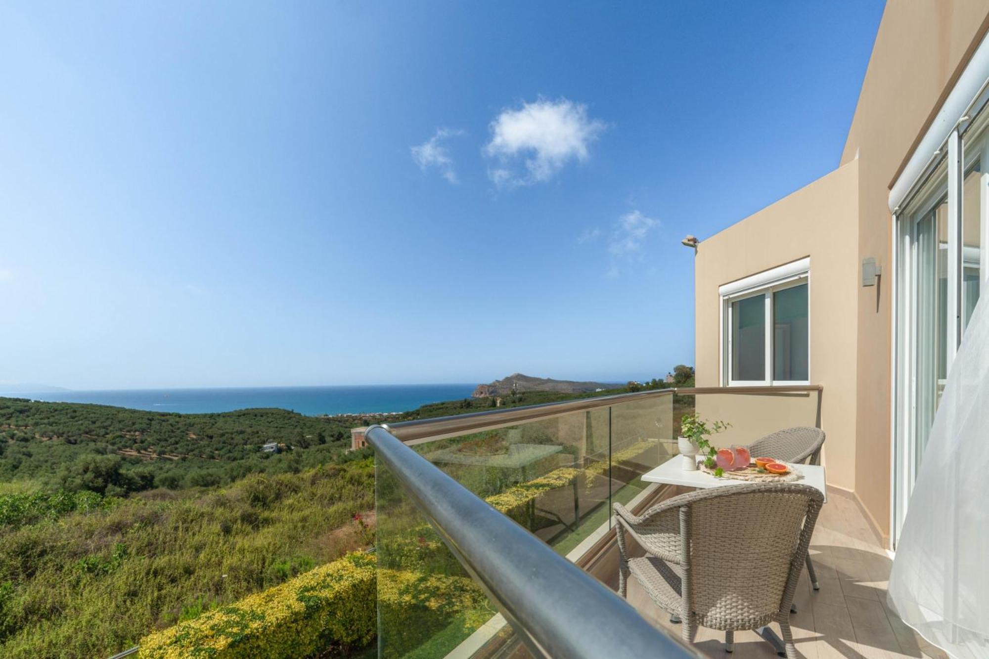 Villa Ariella With Sea View Agia Marina 외부 사진