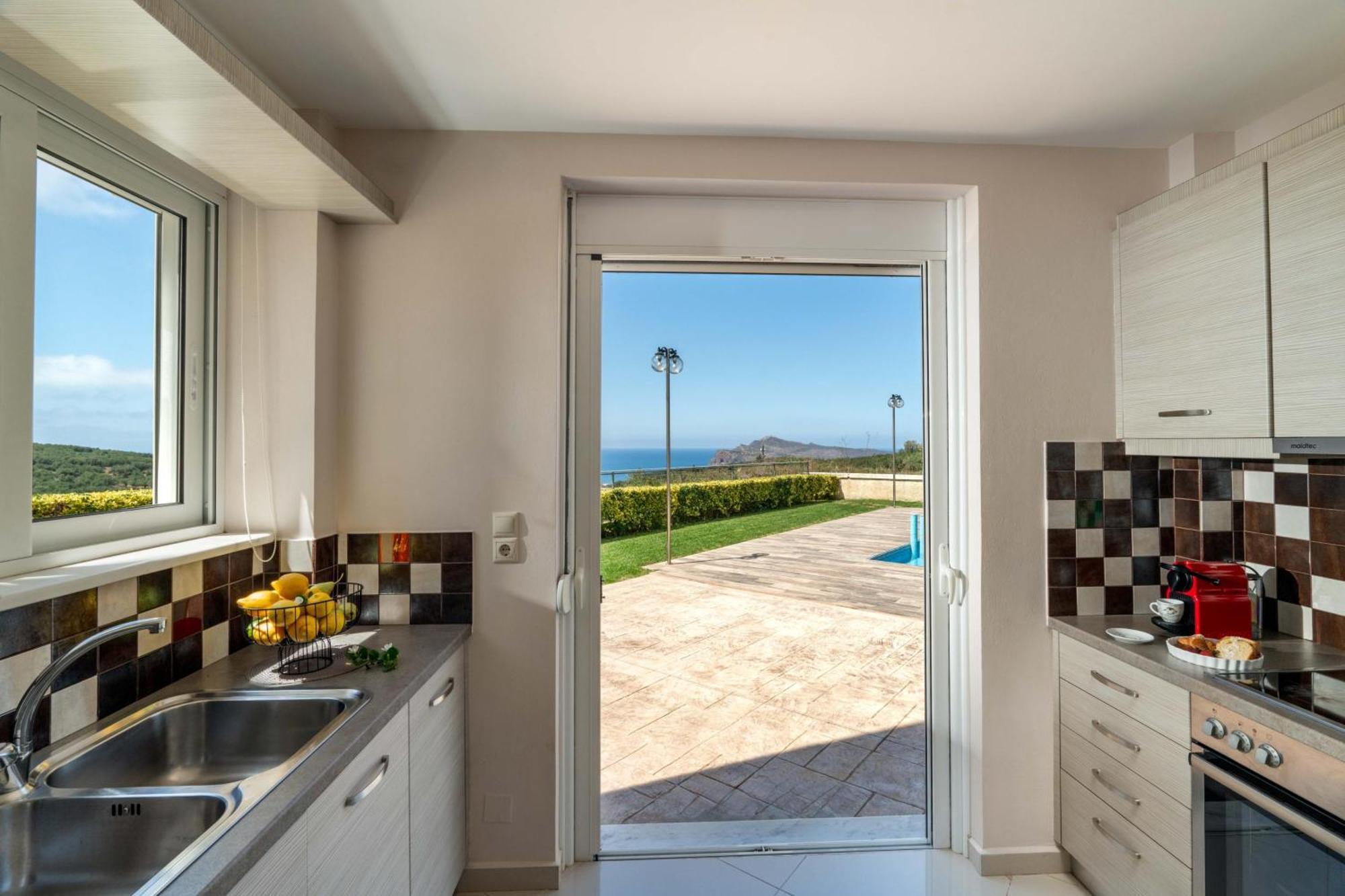 Villa Ariella With Sea View Agia Marina 외부 사진