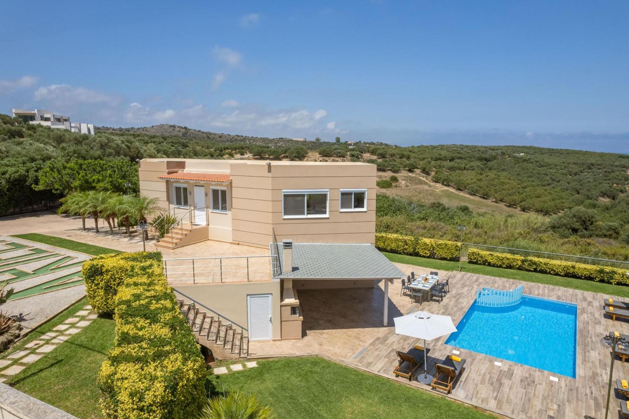 Villa Ariella With Sea View Agia Marina 외부 사진