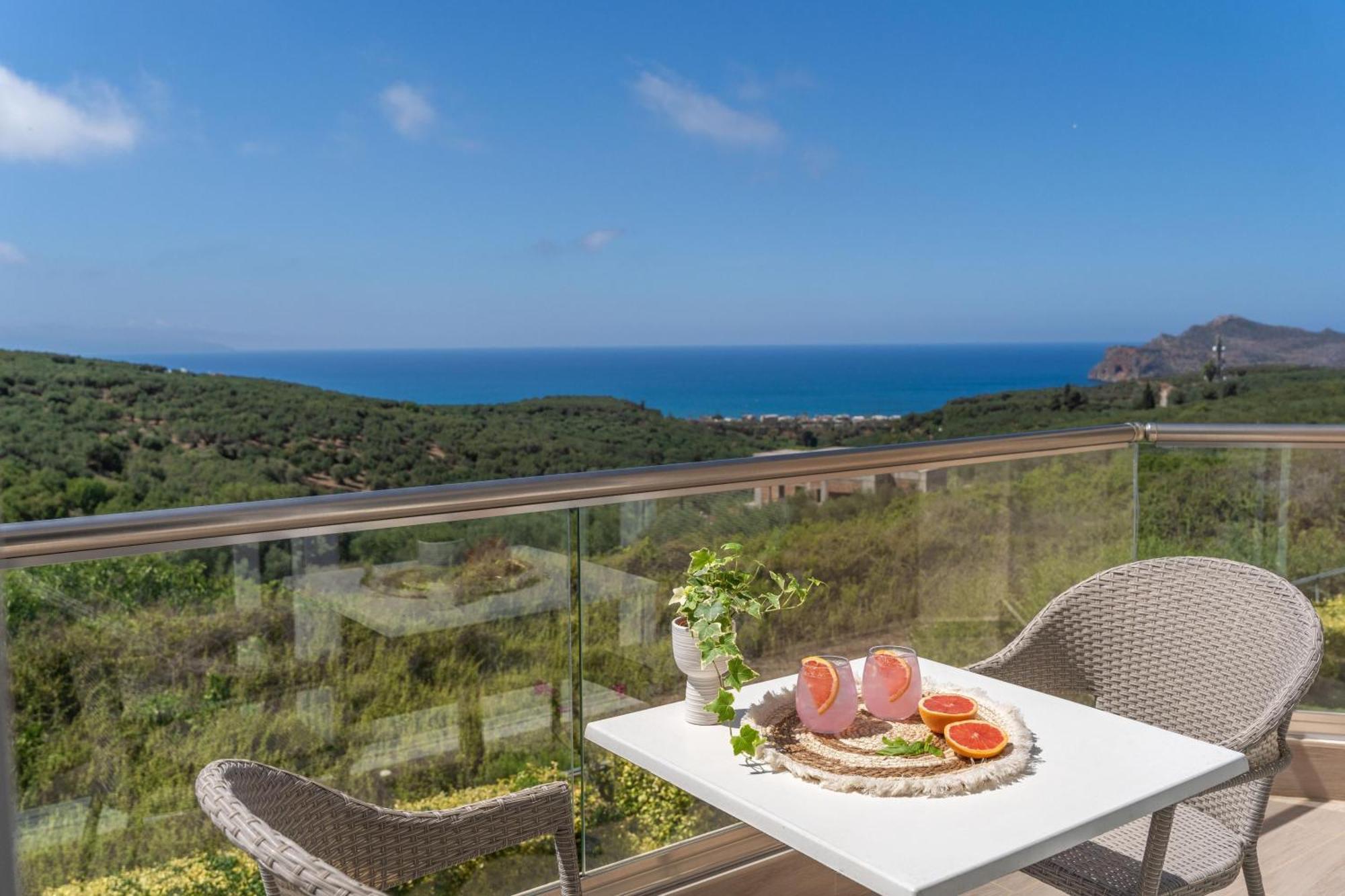 Villa Ariella With Sea View Agia Marina 외부 사진